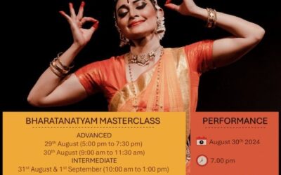 Bharatanatyam Masterclass par Divya Ravi, du 29 août au 01 septembre 2024